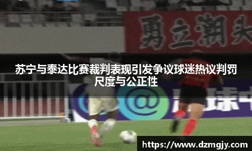 苏宁与泰达比赛裁判表现引发争议球迷热议判罚尺度与公正性